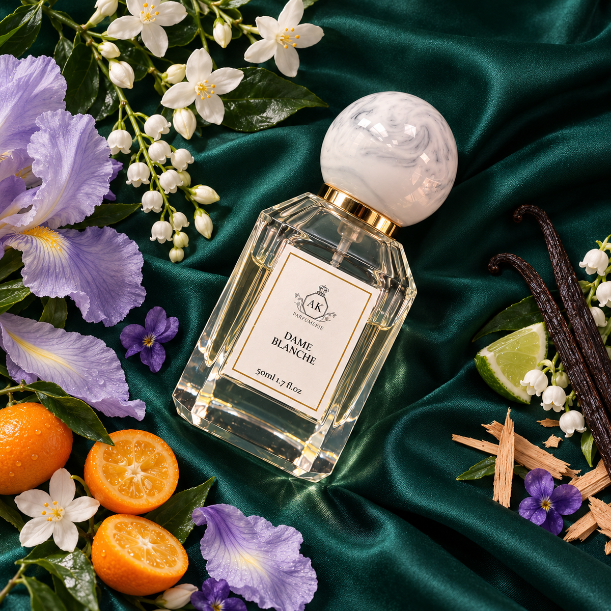 Dame Blanche – Eau de parfum AK FRAGRANCES, vue 2