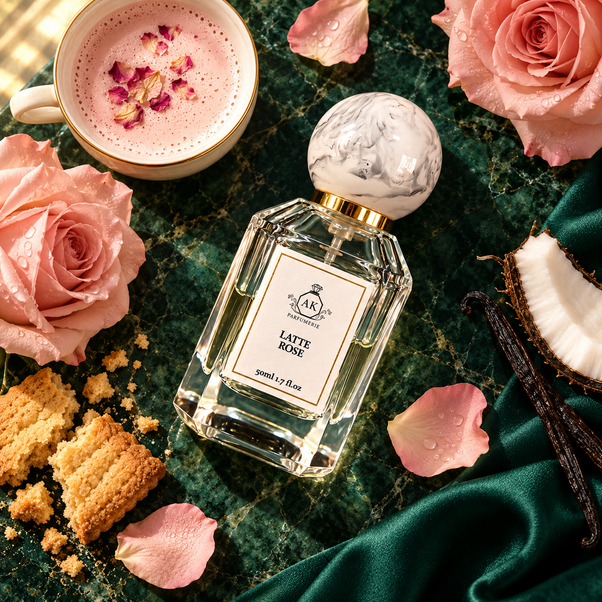 Latte Rose – Eau de parfum AK FRAGRANCES, vue 2