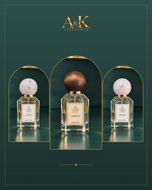 Pack Niche au choix – 3 parfums 50 ml AK FRAGRANCES