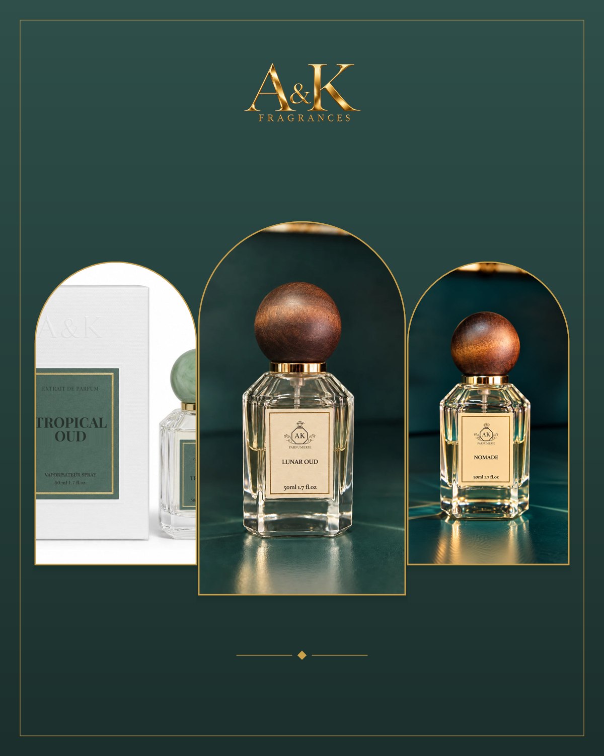 Pack Trio Oud – Tropical Oud, Lunar Oud, Nomade